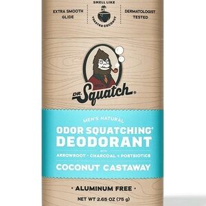 NEW Dr. Squatch Coconut Castaway Deodorant